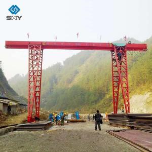 Quality 6~9m Lifting MH Type Cantilever Gantry Crane 10 Ton Single Beam With Electric Hoist wholesale