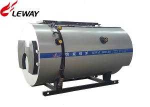 Three Passes High Efficiency Gas Steam Boiler Large Diameter Corrugated Furnace