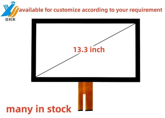 13.3 inch Multi touch projected capacitive (PCAP) GG touch screen panel waterproof oilproof pen touch LCD Display LED Monitor AR AG AF Customized for
