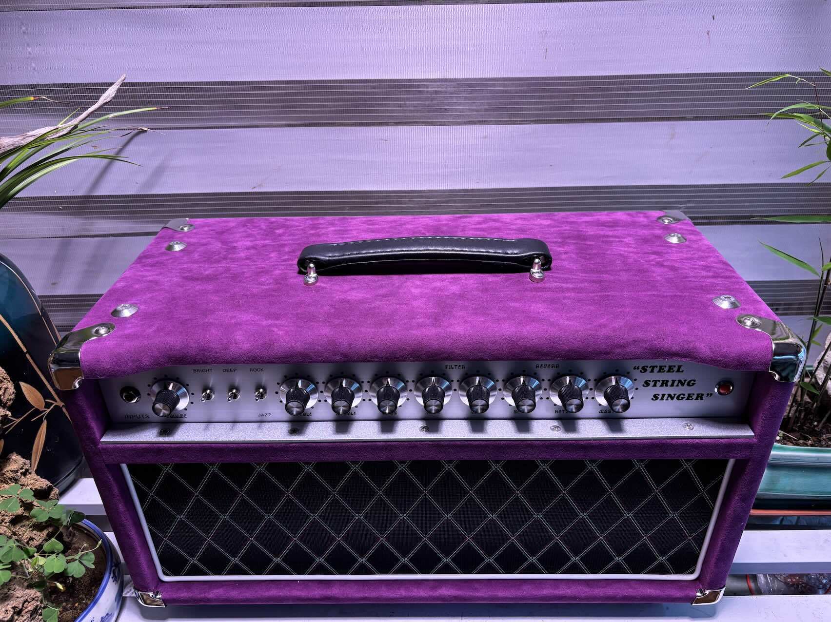 Custom Dumble CLONE Steel String Singer Head 20W 50W 100W with Suede Color, Grand Amplifier SSS Model