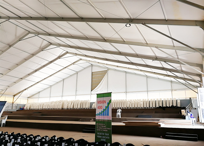 UV Proof PVC 300 People 15x20m Clear Span Tent For Wedding