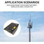 5.12kwh Usable Energy Lifepo4 Energy Storage Battery with Customizable Smart Bms