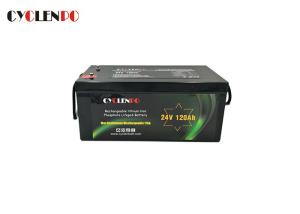 Quality Deep Cycle 24v 120ah LiFePO4 RV Battery High Efficient Charging Reliable Safety wholesale