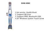 Electronics Measuring Medical Height And Weight Scales Coin Operated High