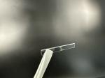 Al2O3 Single Crystal Sapphire Glass Razor Blade Medical Sharp And Polished 38x4