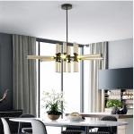 Modern Glass Tube Suspension lamp Living room Dining room scandinavian Castle