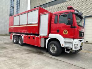 Quality QC300 Commercial Cab Fire Engine Water Fire Truck 10500×2550×3800MM wholesale