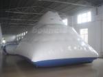 Water Park Inflatable Water Iceberg / Inflatable Water Climbing Wall