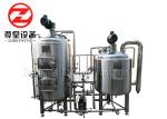 200 Liters 380V/ 50HZ Micro Brewing System Beer Brew Kettle In Silver Color