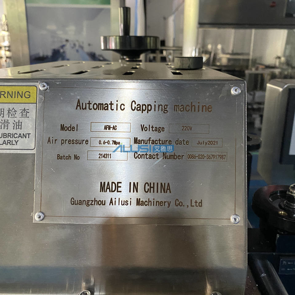 Ailusi High Speed Spray Pump Bottle Sealing Closing Equipment Automatic Screw Capping Machine for Plastic Cap
