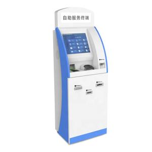 China OEM Touch Screen Ordering Kiosk ATM Device Machine With Cash Dispenser on sale
