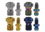 Blue Color CoatingCNC Titanium Parts Bolts And Nuts High Strength Anti -