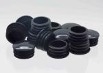 KR-P0378 PP Round Plastic Pipe Plugs Steel Furniture Tube Use Cover Insert Black