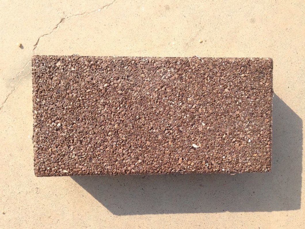 Porous Pervious, Ceramic Water Permeable Brick Paver for Driveway, Walkway