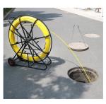 4.5-18mm Fiberglass Duct Rodder Fibra Optical Cable Pulling Machine Fiber Optic