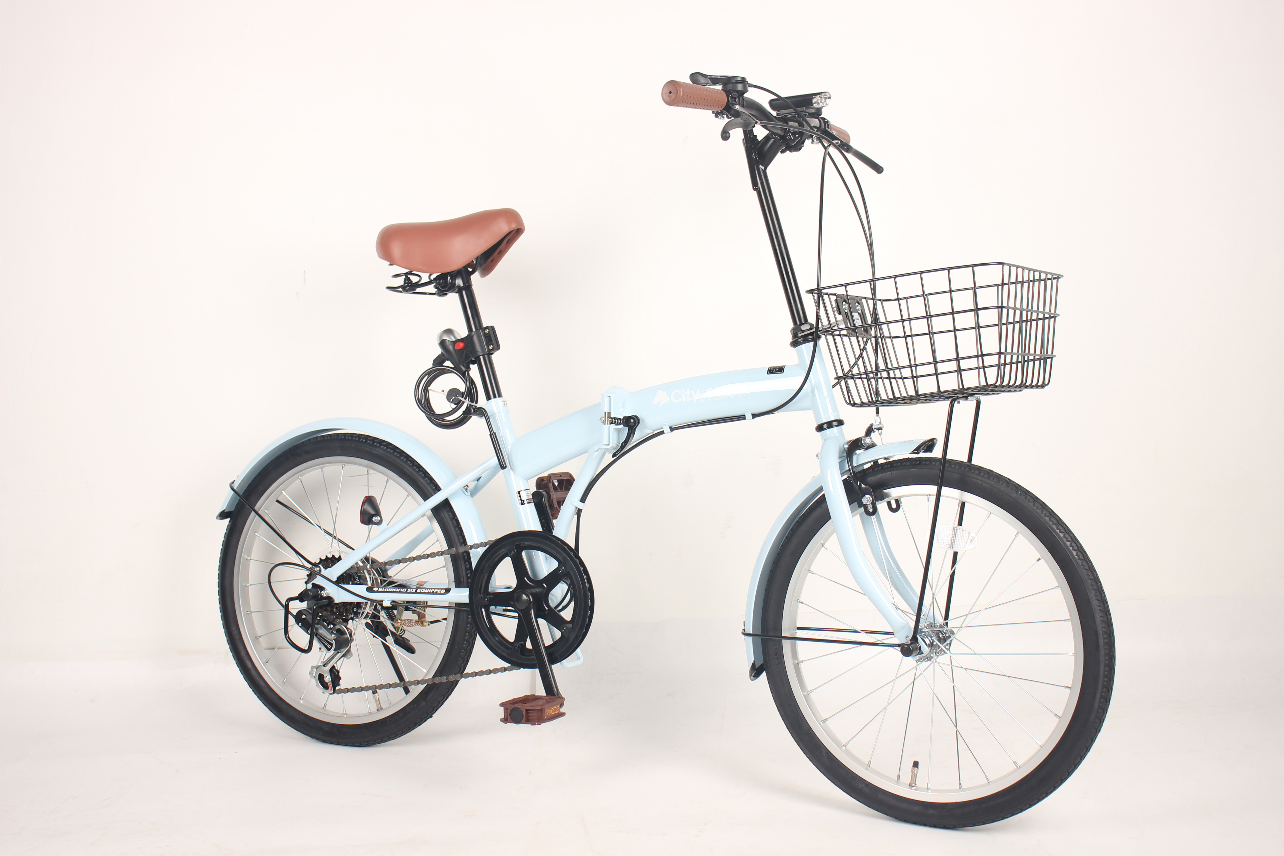 Antirust Chain Portable Folding Road Bike With Standard Configuration Level