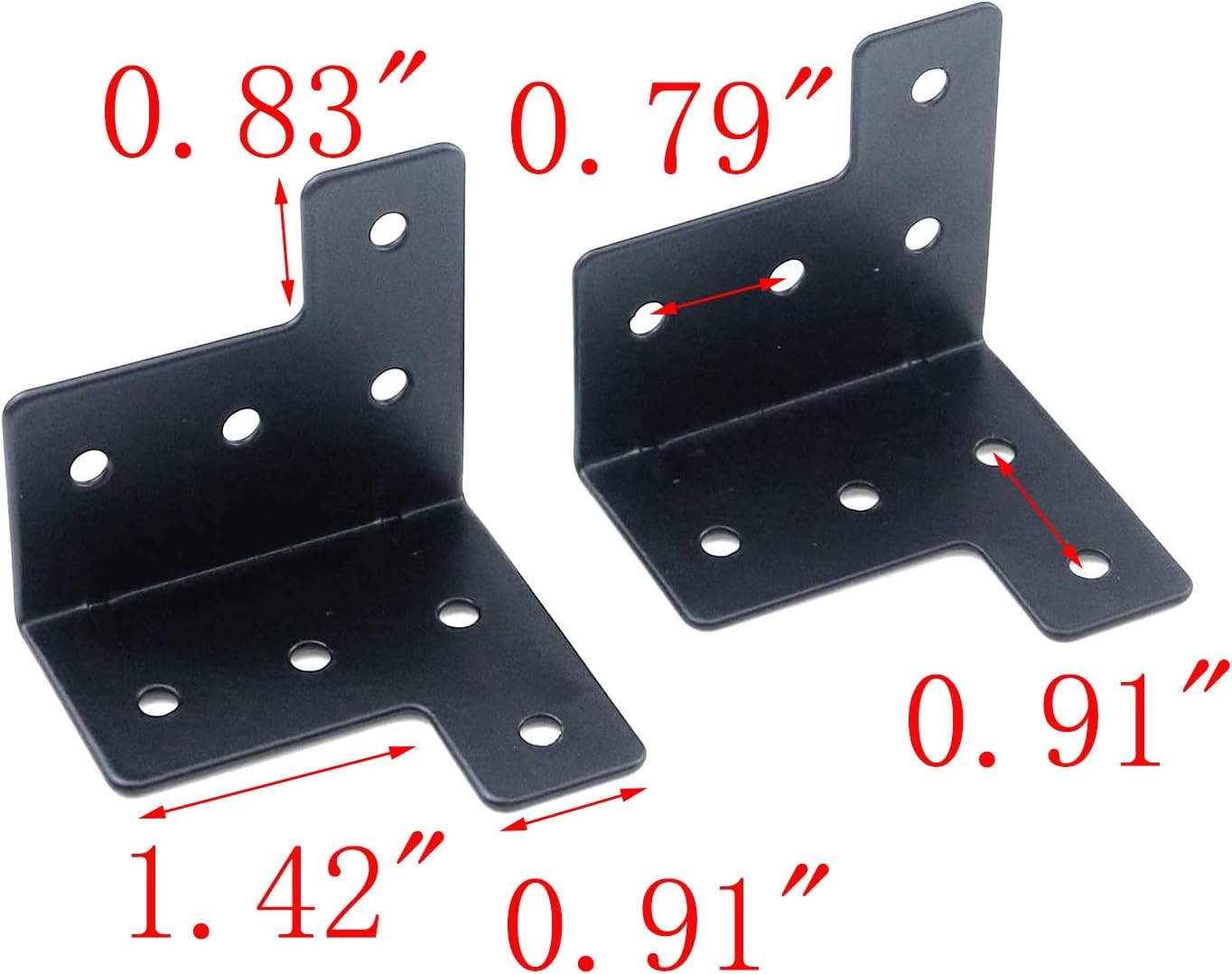Workbench Metal L Corner Brace Bracket Joint Fastener Galvanized