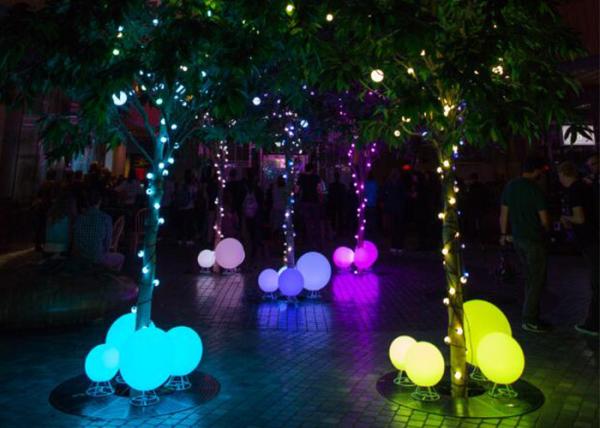 Commercial RGB Light Globe High Brightness Energy Saving Outdoor LED Sphere