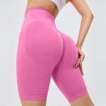 Squat Proof Butt Lifting Yoga Shorts Workout High Waist Tummy Control Ruched