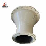 High Abrasion Resistance Rubber Lined Reducer 25-2000mm Flange Connection Or