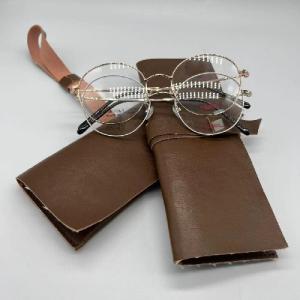 Quality Vintage Suede Pouch Microfiber Portable Leisure Packaging Soft Sunglasses Case wholesale