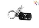 22 x 39mm 304 Stainless Steel Custom Shaped KeyChains