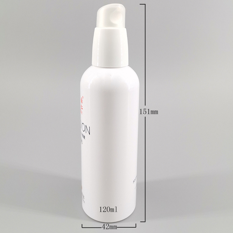 White Round 22g 4.02oz Cosmetic Lotion Bottle