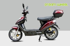 Quality Red 16&quot; Pedal Assisted Electric Scooter 500W 48V Hydraulic Disc Brakes power assisted bicycle Canadian standard wholesale