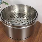 Stainless Steel Smokeless Wood Fire Pit