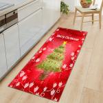 Christmas Long Strip Washable Kitchen Carpet For Sofa Area