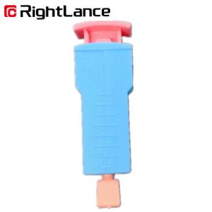 Quality Automatic Pink Blue 25g 0.18cm Pen Lancing Device Blood Glucose Meter And Lancing Device wholesale