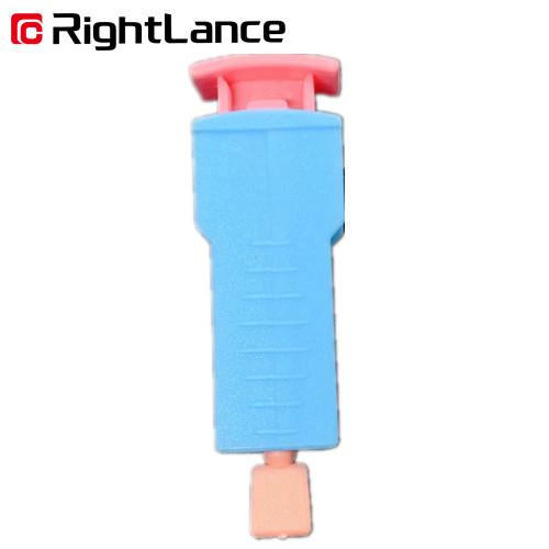 Automatic Pink Blue 25g 0.18cm Pen Lancing Device Blood Glucose Meter And