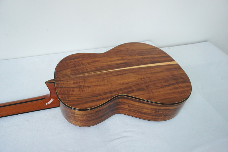 Yulong Guo Handmade Double Top Koa Body Concert Grade Classical Guitar