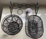 Black Painted Rustproof Wire Dish Drying Rack Kitchen Drain Rack
