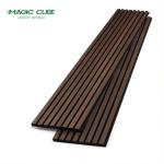 Edge To Edge 13mm Acoustic Wood Slat Panels Eco Friendly For Ceiling