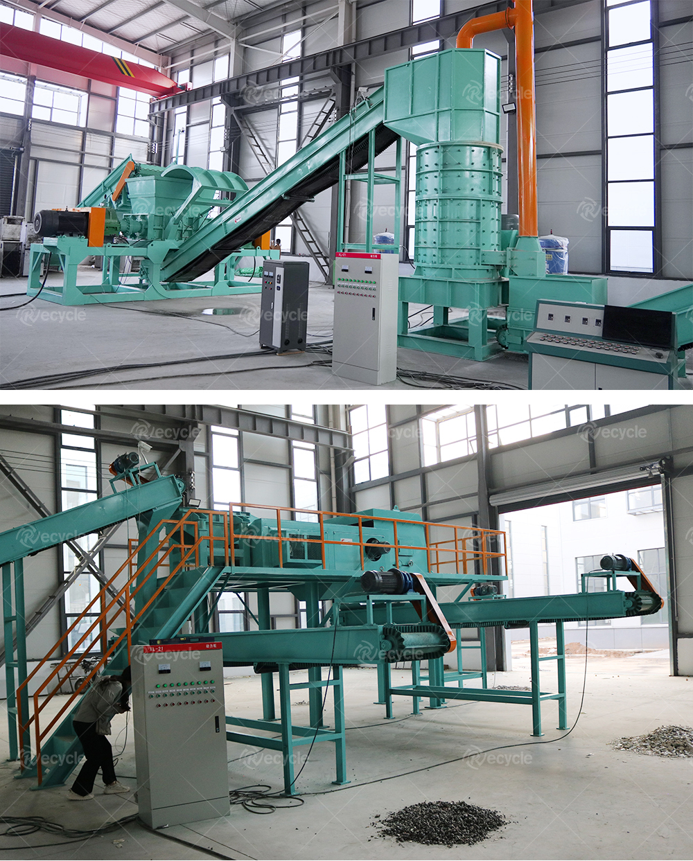 Automatic Waste Refrigerator Recycling And Dismantling Plant CE Certerfication