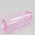 Transparent 100ml PET Clear Purple Square Spray Bottle