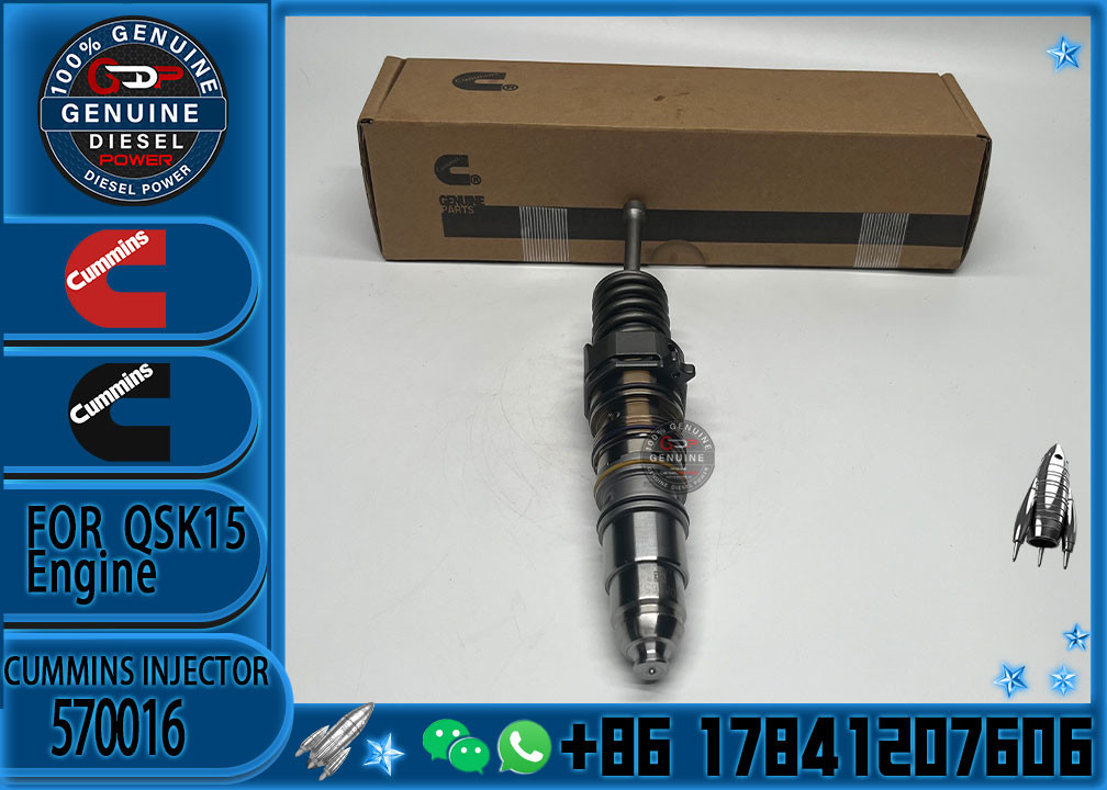 High Quality Diesel Fuel Injector 1521978 4076963 4903028 570016 for CUMMINS SCANIA ISX DT12 02HPI QSX15 Engine