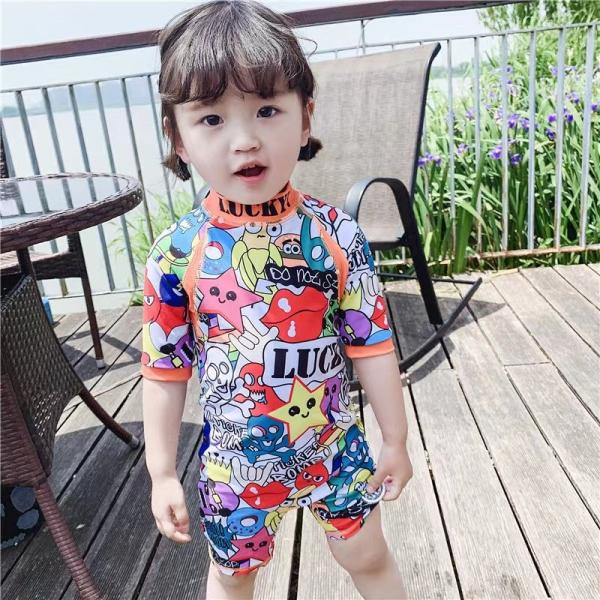 Cute Girls Swimming Suits Girl Briefs Swimsuit Bikini Girl Summer Swimwear With