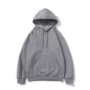 Quality FODARLLOY Fashion Colors Grey Hoodie OEM Streetwear Essentials Oversize Unisex Pull Coat Men's Hoodies Pullover Red wholesale