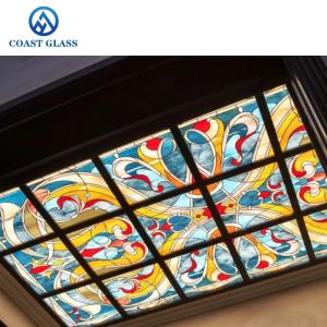 Quality Hi End Stained Glass for Domes and Skylights Architectural Art wholesale