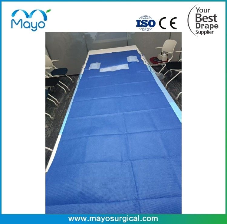CathLab Use Surgical Angiography Drape With 4 Hole