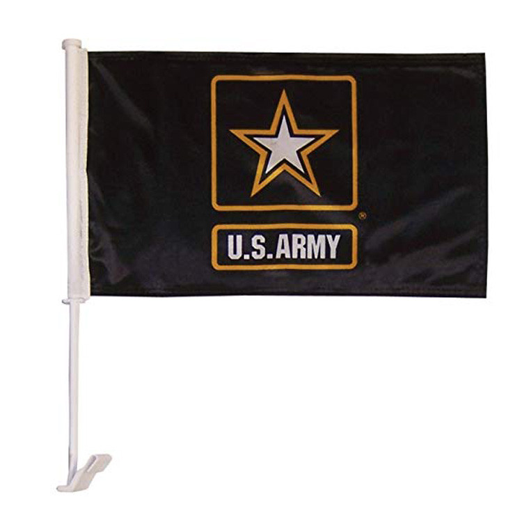AR Flagolden car flags screen printed high quality