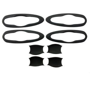 Quality ROHS Exterior Body Kits Door Handle Insert Chrome / Matte black wholesale