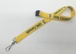20MM OEM Accepted Dye Sublimation Lanyards For Keys / Id Badges