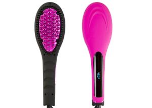 Quality Magic Electric Hair Straightening Brush LCD Temperature Display 120C-230C wholesale