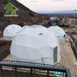 Custom Geodesic Dome Greenhouse Tent Outdoor Fireproof Steel Frame