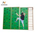 Children's Wooden Rib Wooden Frame for Training Climbing Wall in Dark Grey Color