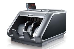 Quality 1+1 Pocket Mixed Denomination Bill Counter And Sorter Fake Money Detector Discriminator wholesale