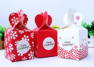 Quality Especial Shape Printed Presentation Boxes , Apple Gift Box For Christmas Eve wholesale